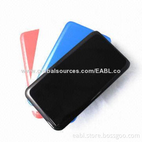 Portable battery charger, 5,000mAh, 4 LED indicators, 4 colors, 200g, safe, light, fashion